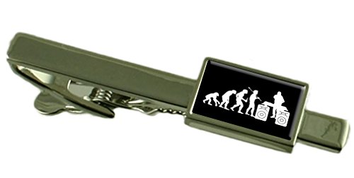 Clip de corbata DJ Ape Man original pasador de corbata musical masculino con bolsa