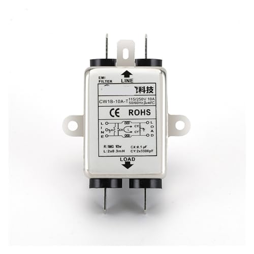 Filtre CW1B-T résout interférences électriques monophasé 10A plug in