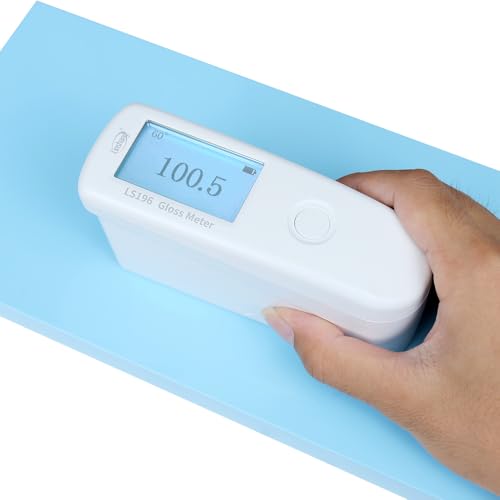 Linshang Glossmetre Glossmeter LS196 Coatings Gloss Meter LS196 Angle 60° Large Measuring Range 1000GU Easy Operation Software High Precision