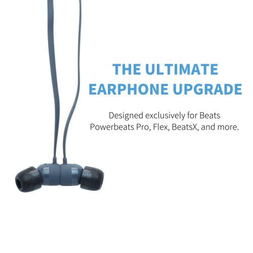 Comply Sport Pro Premium Memory Foam Replacement Earbud Tips For Beats Powerbeats Pro, Powerbeats, Flex Earphones - Noise Reducing, Comfortable, Secure Fit (Medium, 3 Pairs) #TOP2
