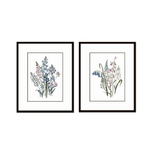 Belle Maison Art Flower Garden Botanical Print Set No. 2,