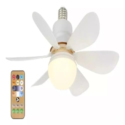 Ventilador Luminária Teto Silencioso Led 40W com Controle Remoto com Ajuste de Iluminação Luzes Deco