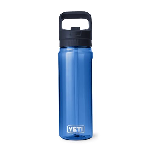 Image of YETI Yonder 750 ml /25 oz Water Bottle with Yonder Straw Cap, Royal Blue