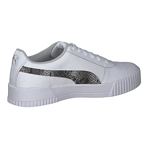 Image of Puma womens Carina L Snake FS Low Boot Puma White-Gray Violet-Puma Silver 4 UK (38238402)