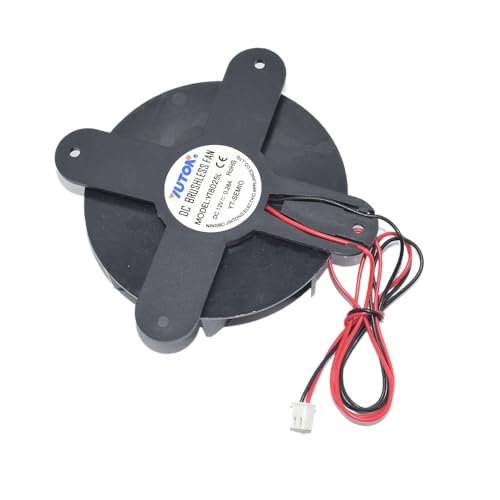 Ventilador de refrigeración de 2 pines Yt8025L M4-7G DC12V 0.28A para flujo de aire constante