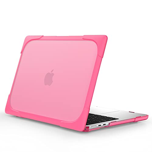 Coque MacBook Air 15 rose pour travailler au café en toute sécurité