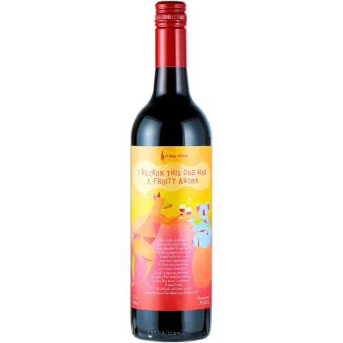 母の日【気軽に楽しめる赤ワイン】I RECKON THIS ONE HAS A FRUITY AROMA [赤ワイン シラーズ 辛口 フルボディ オーストラリア産 750ml 果実味 飲みやすい] ギフトの商品画像（Amazon）