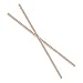 Sutemribor Copper Round Rod, 1/8 Inch in Diameter 6 Inches in Length for Metal Crafting, Hobbies, Knife Making (2 PCS)