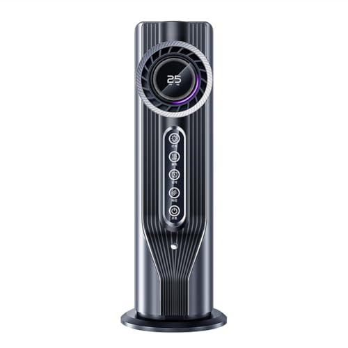 Roxvue Ventilador Torre para Dormitorio Silencioso USB con Refrigeración por Agua, Humidificación por Niebla Agua Portátil, Ventilador Refrigeración por Agua, Enfriador Aire Escritorio B