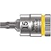 Price comparison product image Wera 05003360001 8767 A HF Torx Bit Socket 1/4 Inch with Retaining Function, yellow, 05003363001