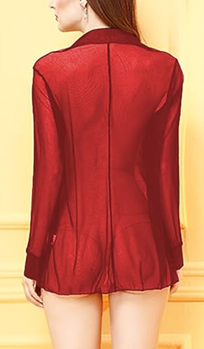 Image of Xs and Os Women's Sheer Mesh Shirt Babydoll Lingerie