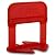 EMAISTORE Tile Leveling System - Pack of 2000 Tile Spacers 1/32 Inch with 1 Sponge - Professional Tile Leveling Clips for Ceramic Tile and Stone Installation