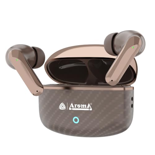 Image of AROMA TWS9 with Upto 40 Hrs* Playtime BT V5.4, Type C Fast Charging True Wireless Earbuds