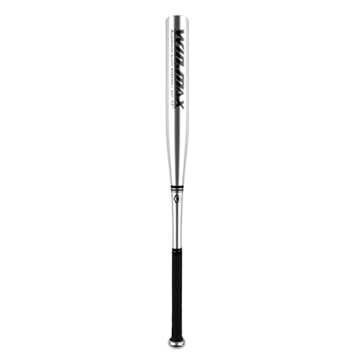 Win.max Baseball Bat Softball Bat Youth T-Ball Bat Lightweight Aluminum Alloy 32 Inch Silver #TOP1
