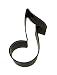 Produktbild Anniversary House 00RM-1356/K Ausstechform mit Musiknote, Polyresin-Beschichtung, Schwarz, Polyresin Stahl, 8,9 cm
