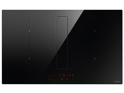 Elica PRF0179476, Induktionskochfeld mit integrierter Dunstabzugshaube NIKOLATESLA FIT XL BL/A/83, Black