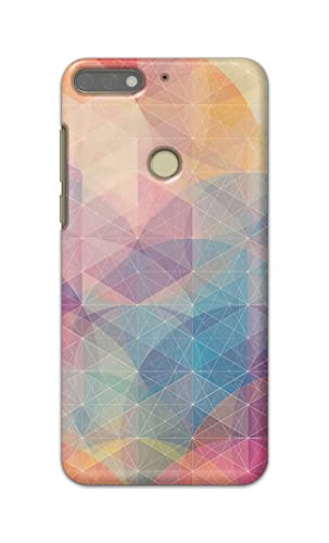 Image of Printed Hard Back Cover Case for Honor 7C | Huawei Y7 Prime 2018 | Huawei Y7 2018 | Nova 2 Lite Back Cover (Crumpled Paper Design) -1803