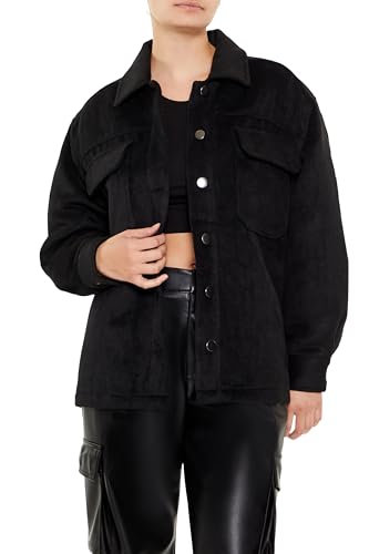 Forever 21 Women's Plus Size Faux Suede Shacket