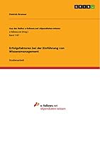 Erfolgsfaktoren bei der Einf�hrung von Wissensmanagement 3656934185 Book Cover