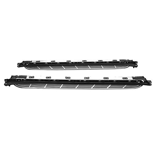 Estribos para Porsche Cayenne 2011-2018 aluminio negro y plata miniatura 3