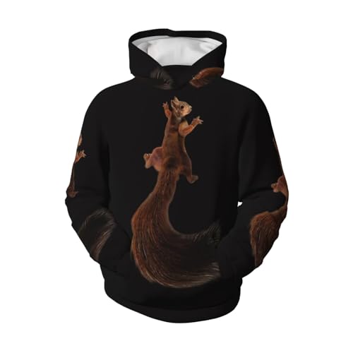 Squirrel Boy, Girls Sports Shirt Youth Pullover Fashion Hooded Sweatshirt4