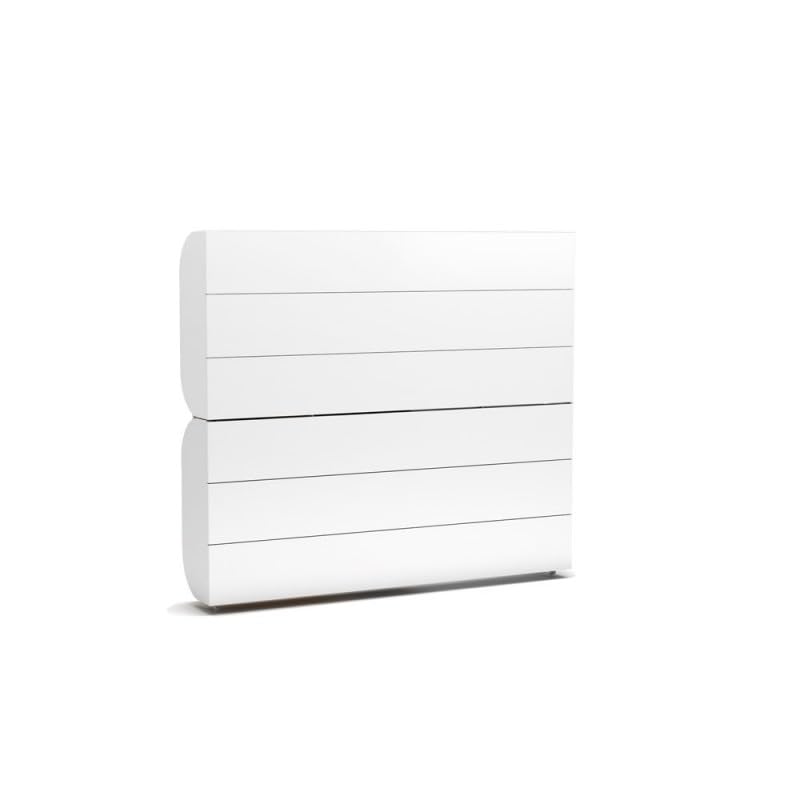 MUEMUE - Litera abatible Blanco Iduna 90x200/90x200cm - MU750 - Litera + Colchones