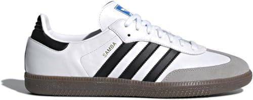 Adidas Samba B75806 White/Core Black/Clear Granite, white/core black/clear granite, 8.5