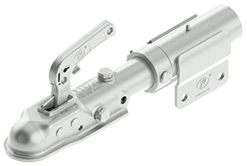 Parnells - Cabezal de Enganche de Remolque Giratorio de 1 Pieza - 1700 kg, Perno M12, Longitud 440 mm - Enganche de Remolque de Acero Resistente de 360 Grados - para Remolques ATV y Uso Todoterreno