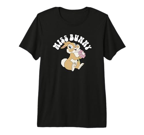 T-shirt Bambi Disney original à offrir avec motif Miss Bunny fleuri