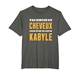 Kabyle Chauve Amazigh Homme Chauve Idée cadeau Drôle Kabyle T Shirt
