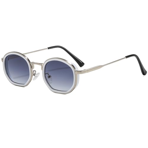 Lunettes de soleil rétro protégeant les yeux sensibles petite monture tendance anti-éblouissement