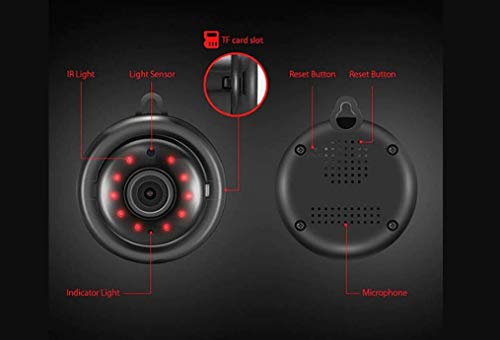 Camera Mini Espia Wifi Com Visão Noturna e Alerta Sensor Movimento