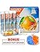 EFFERVESCENT DECHLORINATOR VITAMIN C TABLETS for EFFECTIVE WATER FILTER DECHLORINATION With BONUS SHOWER PUFF SPONGE by NATURE'S VITAMIN BATH