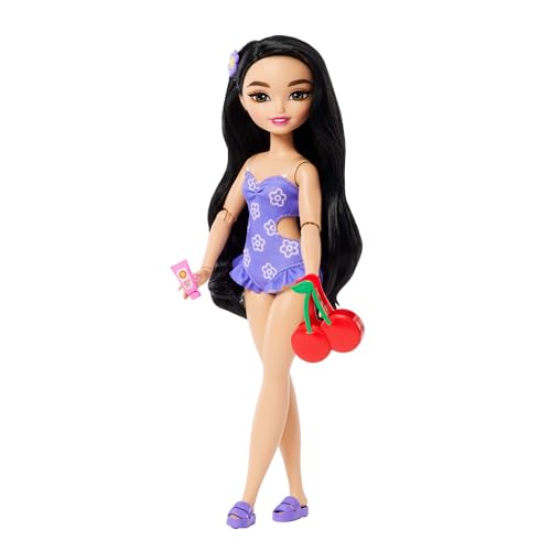 Muñeca Barbie Dream Besties Renee de Playa miniatura 5