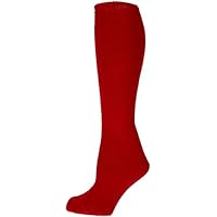 Ladies Wellington Boot Socks Size 4-7 (Dark Red)