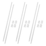 Barre de tension pour rideaux : cette barre de tension s’installe facilement, sans outils ni dommages au mur. elle est idéale pour les douches, les entrées ou les fenêtres. barre télescopique réglable