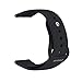 Produktbild Audar STR002B-M Ersatzarmband für E2Silikon-Smartwatch-Armband mit Metall-Druckknopf universelle Passform für Damen Herren 100% waschbar Schnellverschluss kein Werkzeug erforderlich 174-223mm Schwarz