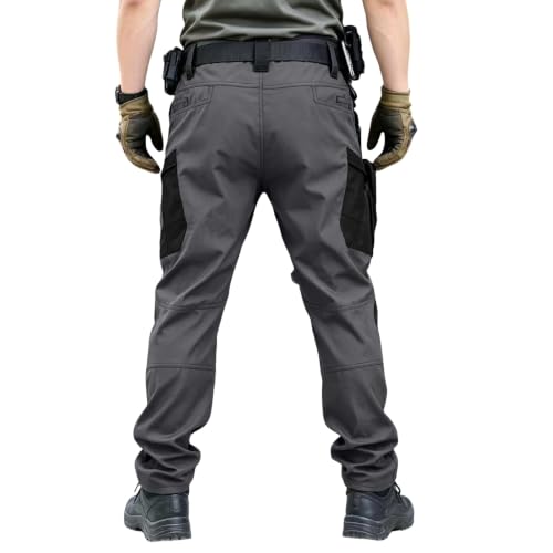 Men's Work Pants Ripstop Waterproof Construction Tactical Cargo Pants - image 4