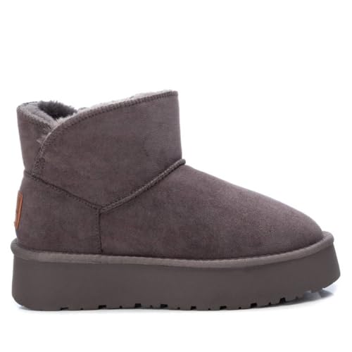 XTI   Botín Mujer Gris   Calzado Cómodo y Versátil   Moda casual   Modelo 14219704 (Talla 40)