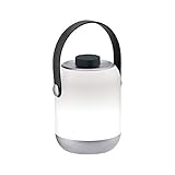 Paulmann 94210 Outdoor LED Akkuleuchte Clutch incl. 1x1,6 Watt dimmbar Mobiles Licht Grau Akkulampe Kunststoff Kabellos 3000 K