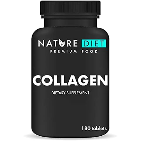Nature Diet - Pure Collagen, 180 Tablets, 500 mg | Collagen Peptides | Hydrolyzed Collagen Cover