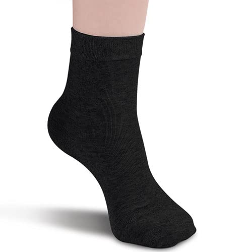 Puikos Moisturizing Socks For Women Men Dry Feet Socks Heel Socks Cracked Heel Repair Heel Treatment Gel Heel Sleeves For Cracked Feet Heel Repair Overnight（No-Show） #TOP7