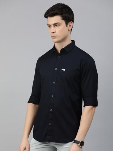Image of Majestic Man Men Classic Slim Fit Pure Cotton Casual Shirt