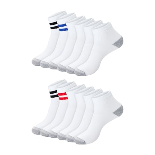 Image of Hanes Men's Socks, Active Cool X-temp Lightweight Moisture-wicking Cushioned Ankle, Crew and No Show, 12 and 14 Pair Packs