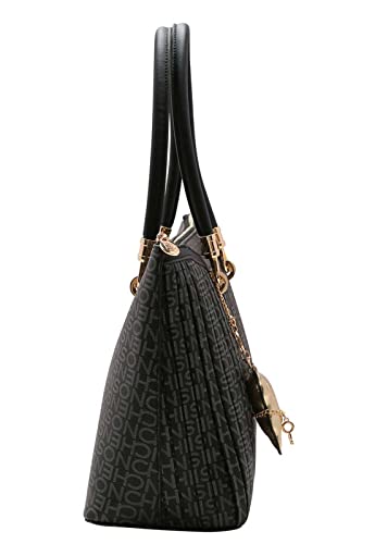 Bolsa Feminina Chenson Monograma Plissado 3483735