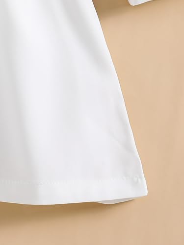 Toddler Girl's Shirt Dress Long Sleeve Button Down Short Dresses with Houndstooth Cami Tops Set2