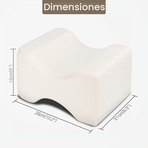Miniatura 8 de Dioxide Almohada Ortopédica Para Rodilla, Cojín Ergonómico Para Caderas, Espalda, Piernas, Rodillas, Elección Ideal Para Dormir En El Lateral