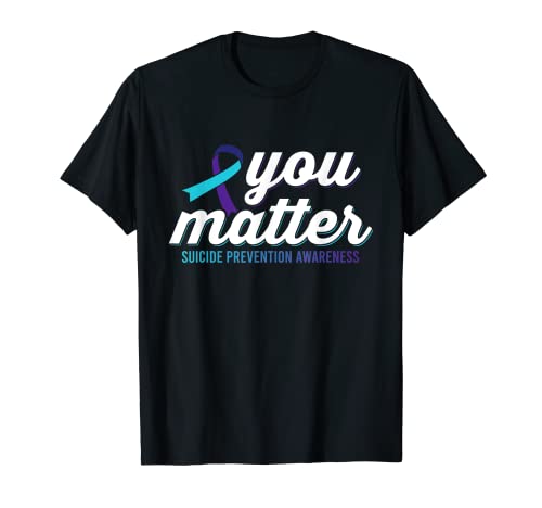 You Matter camisa Cinta de concienciación sobre prevención del suicidio Camiseta