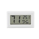 Mini Thermometer Hygrometer Reptile Messgerät Testtemperatur und Luftfeuchtigkei eingebettetes Digital Thermometer und Hygrometer für Reptilienbehälter Aquarium(-50 °C ~70 °C )(Weiß)