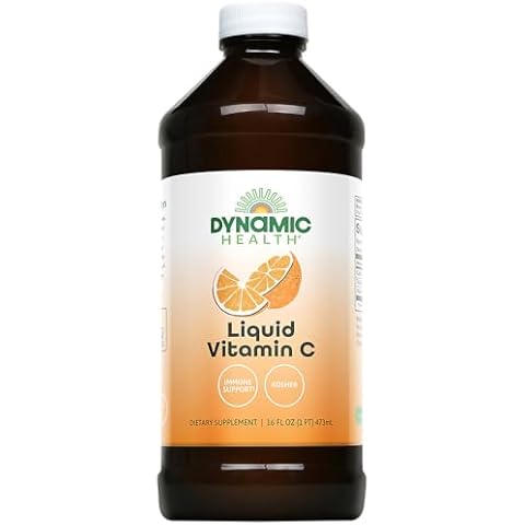 Dynamic Health Liquid Vitamin C - Reduced Bot : 10039: Liq, Citrus (Btl-Plastic) 1000mg 16oz Cover